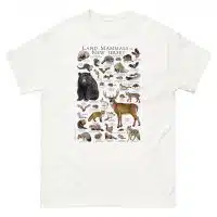 Land Mammals of New Jersey t-shirt