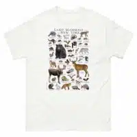 Land Mammals of New York t-shirt