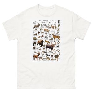 Mammals of North Dakota t-shirt