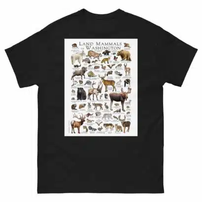 Land Mammals of Washington - Men's classic tee - Image 2