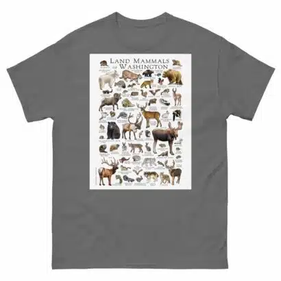 Land Mammals of Washington - Men's classic tee - Image 4