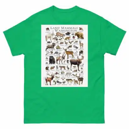 Land Mammals of Washington - Men's classic tee - Image 6