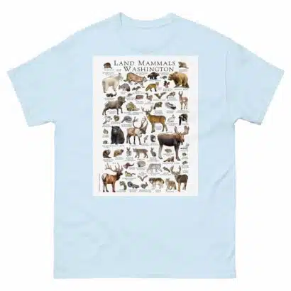 Land Mammals of Washington - Men's classic tee - Image 10