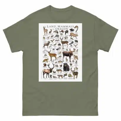 Land Mammals of Oregon - Men's classic tee - Image 5