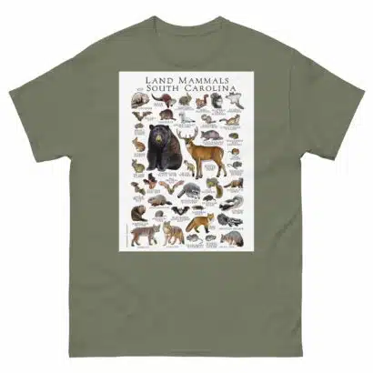 Land Mammals of South Carolina - Men's classic tee - Image 5