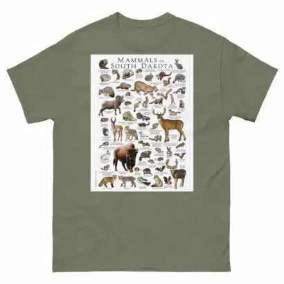 Mammals of South Dakota - Men's classic tee - Image 5