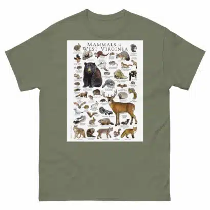 Mammals of West Virginia - Men's classic tee - Image 5