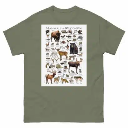 Mammals of Wisconsin - Men's classic tee - Image 5