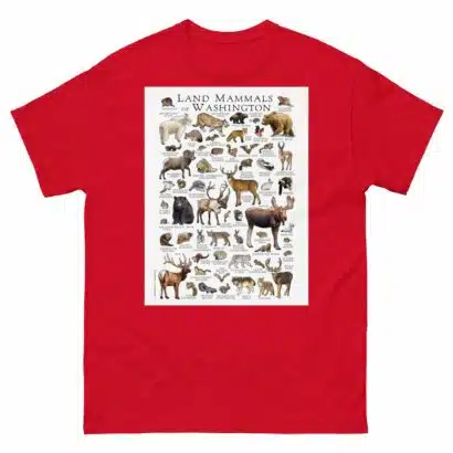 Land Mammals of Washington - Men's classic tee - Image 3
