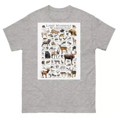 Land Mammals of Washington - Men's classic tee - Image 9
