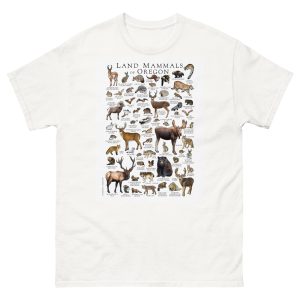 Land Mammals of Oregon t-shirt