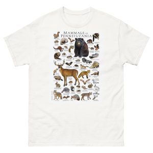 Mammals of Pennsylvania t-shirt