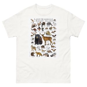 Land Mammals of Rhode Island t-shirt