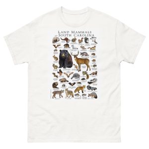 Land Mammals of South Carolina t-shirt