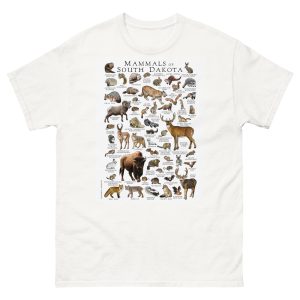Mammals of South Dakota t-shirt