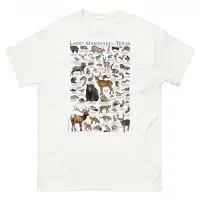 Land Mammals of Texas t-shirt