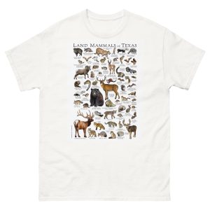 Land Mammals of Texas t-shirt