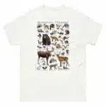 Mammals of Vermont t-shirt