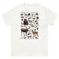 Mammals of Vermont t-shirt