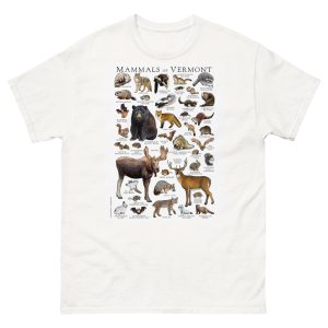 Mammals of Vermont t-shirt