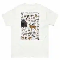 Land Mammals of Virginia t-shirt