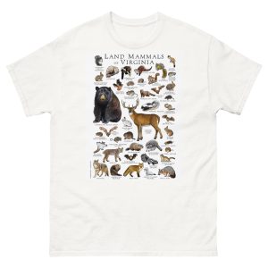 Land Mammals of Virginia t-shirt