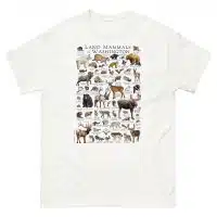 Land Mammals of Washington t-shirt