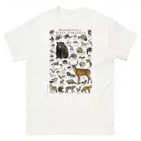Mammals of West Virginia t-shirt