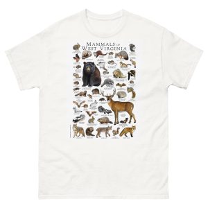 Mammals of West Virginia t-shirt