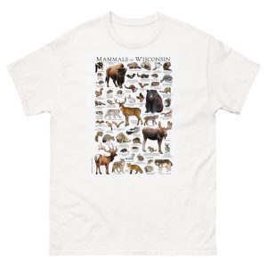 Mammals of Wisconsin t-shirt