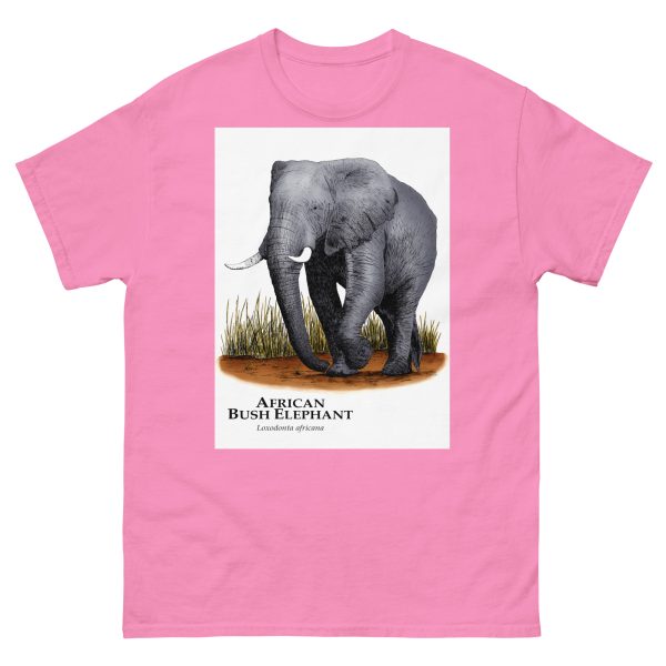 African Bush Elephant = Men's classic tee - Image 7