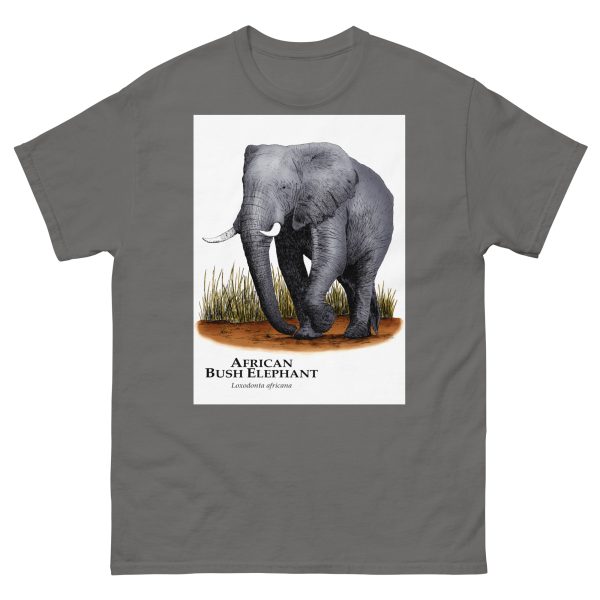 African Bush Elephant = Men's classic tee - Image 4