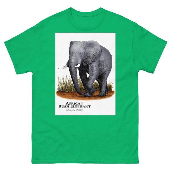 African Bush Elephant = Men's classic tee - Image 6