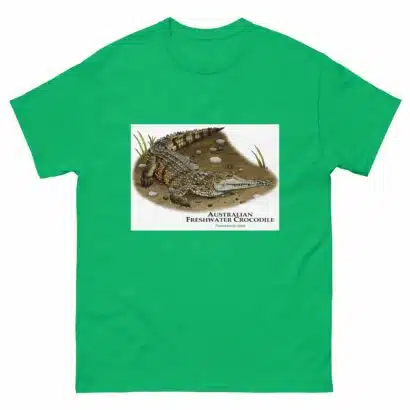 Australian Freshwater Crocodile - Men's classic tee - Image 6