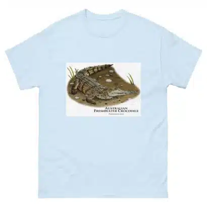 Australian Freshwater Crocodile - Men's classic tee - Image 10