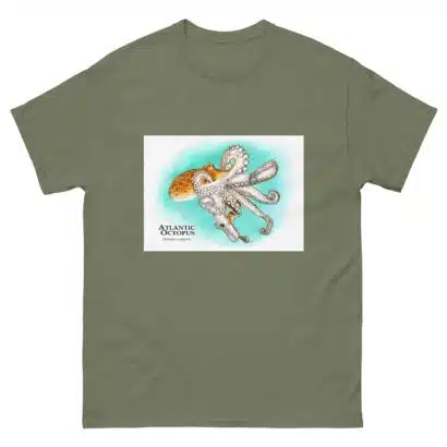 Atlantic Octopus - Men's classic tee - Image 5