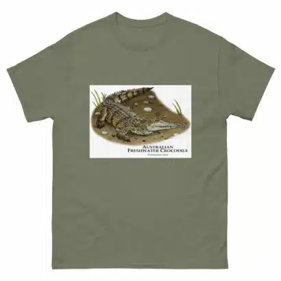 Australian Freshwater Crocodile - Men's classic tee - Image 5