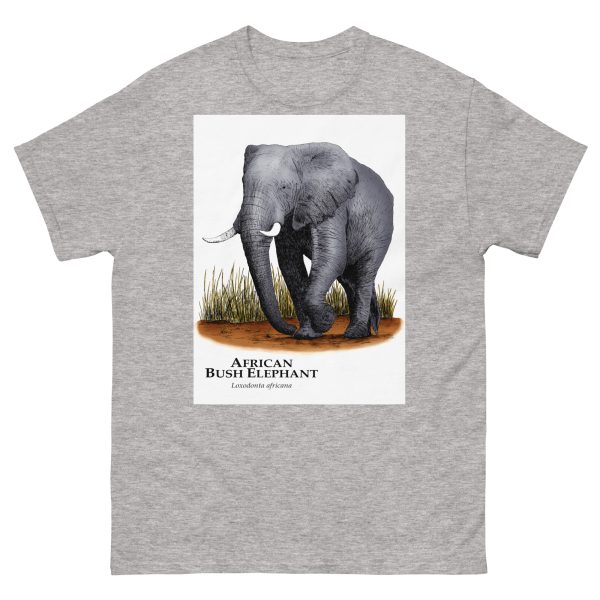 African Bush Elephant = Men's classic tee - Image 9