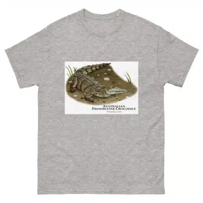 Australian Freshwater Crocodile - Men's classic tee - Image 9