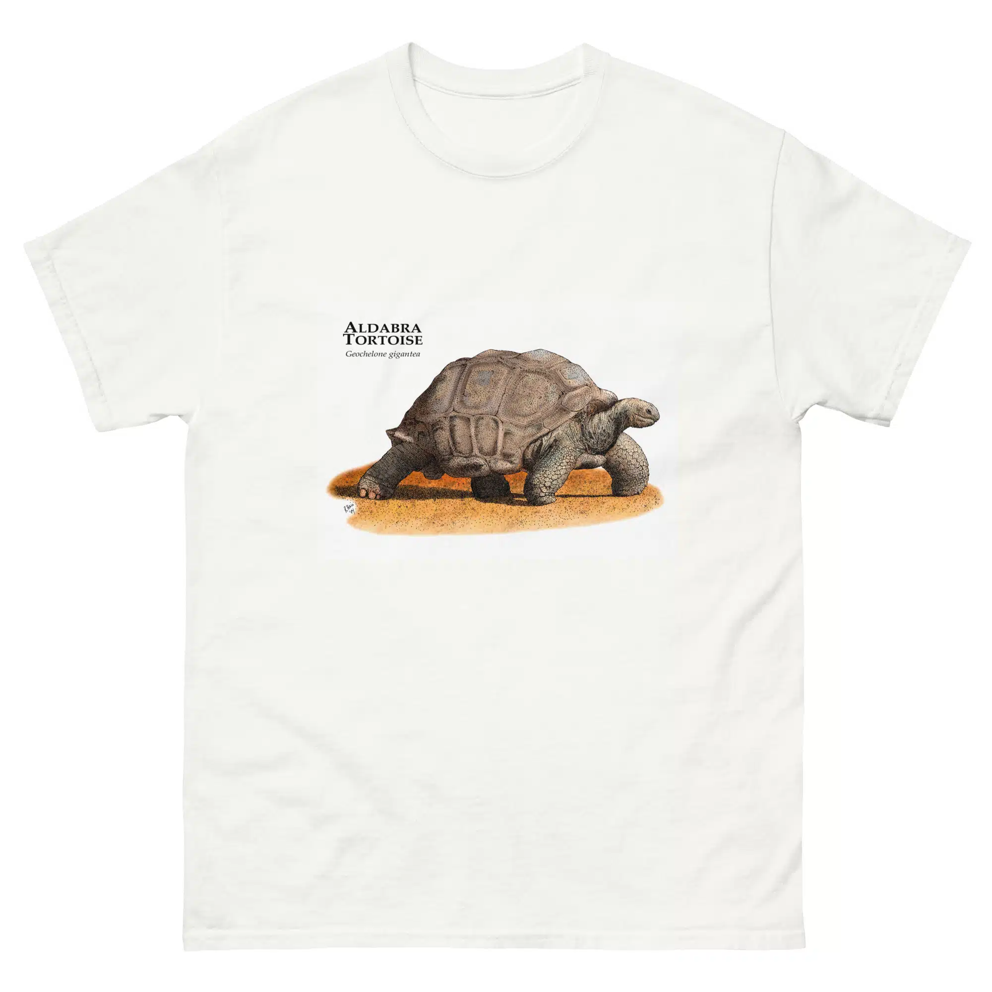 Aldabra Tortoise (Aldabrachelys gigantea) mens-classic-tee Aldabra Tortoise (Aldabrachelys gigantea) t-shirt