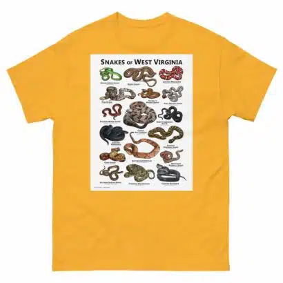 Snakes of West Virginia - Unisex classic tee - Image 14