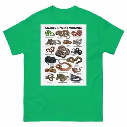Snakes of West Virginia - Unisex classic tee - Image 10