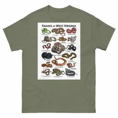 Snakes of West Virginia - Unisex classic tee - Image 8