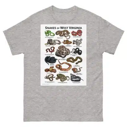 Snakes of West Virginia - Unisex classic tee - Image 16