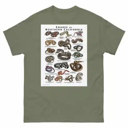 Snakes of Northern California - Unisex classic tee - Image 8