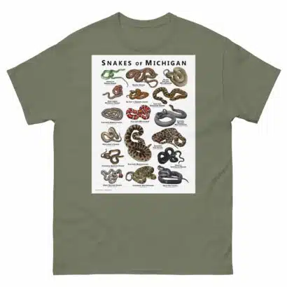 Snakes of Michigan - Unisex classic tee - Image 8