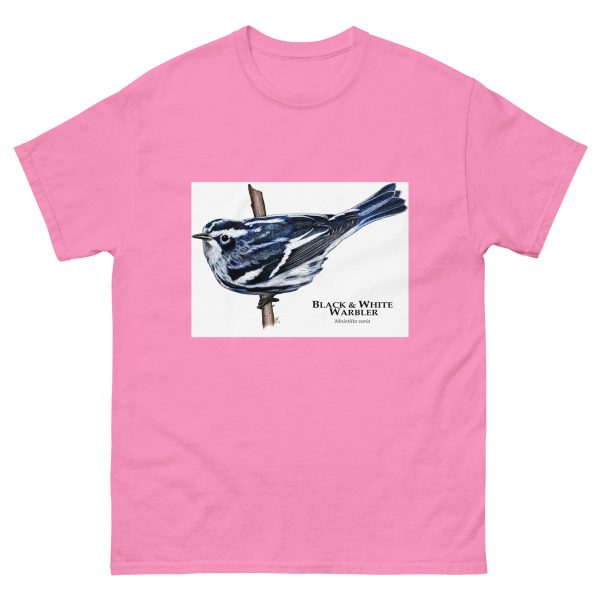 Black & White Warbler - Unisex classic tee - Image 12