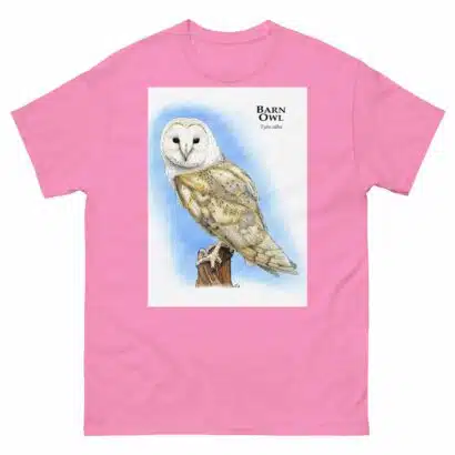 Barn Owl - Unisex classic tee - Image 12
