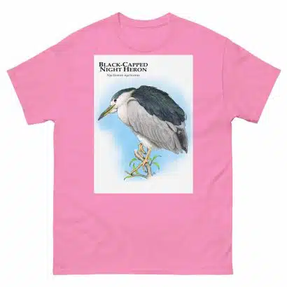 Black-Capped Night Heron - Unisex classic tee - Image 12