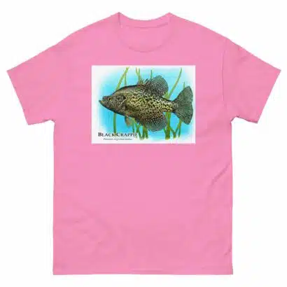 Black Crappie - Unisex classic tee - Image 12